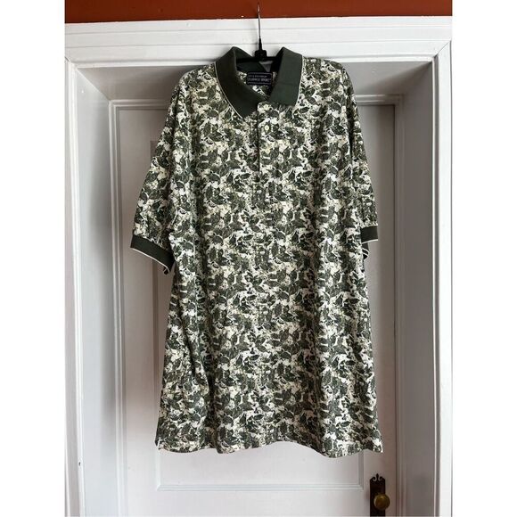 Steve Stricker for Fairway Sport Leaf Pattern Polo Shirt sz XL NWT - Picture 1 of 6